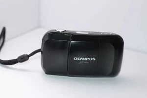 Olympus μ mju 35mm Point & Shoot Film Camera Black - Picture 1 of 5