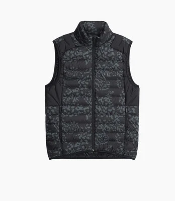 J. Lindeberg Oden Light Down gilet stampa taglia M nuovo AMOW12193 - Immagine 1 di 3