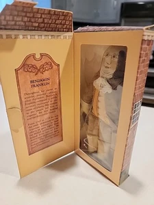Benjamin Franklin Vintage Hallmark Commemorative Doll in Original Display Box - Bild 1 von 4