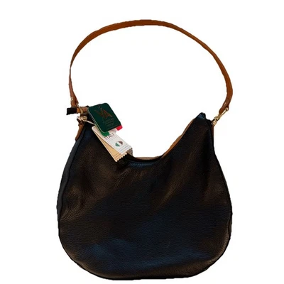 Valentina Италии большой Hobo Дамская сумка черный новый с Ярлыками - Изображение 1 из 4