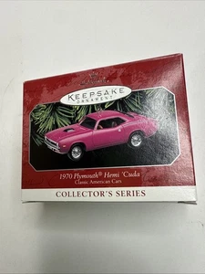 Vintage 1970 Plymouth Hemu 'Cuda Ornament Hallmark Keepsake 1998 - Picture 1 of 3