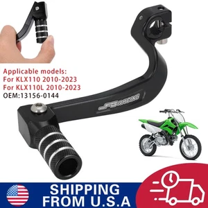 KLX110 Gear Shifter lever Folding CNC For KLX110 KLX110L 2010-2023 Motorcycle - Picture 1 of 13