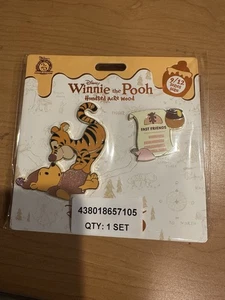 Disney Winnie the Pooh 25th Pin Set Fast Friends Tigger LE September 9/12 - Picture 1 of 1