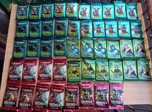 Magic Lotto X48 Bustine 12 Ikoria 12 Rinascita Zendikar 24 Theros ITA Sealed  - Foto 1 di 5