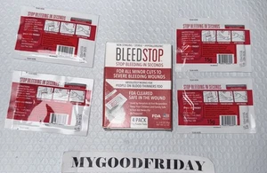 BleedStop™ Erste-Hilfe-Pulver - 4 Beutel für mittelschwere bis schwere Blutungen Ablaufdatum: 1/28 - Bild 1 von 8