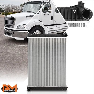 Radiador de 2 filas estilo fábrica para 93-11 Freightliner FLD M2 106/Sterling Truck Foto 1 de 4