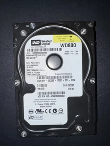 Western Digital WD800 Caviar 80GB 7200RPM Hard Drive | WD800BB-75JHA0 (Untested) - Bild 1 von 6