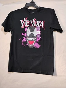 MARVEL VENOM Black Screenprint Short Sleeve T-Shirt  Sz Youth 2XL * - Picture 1 of 5