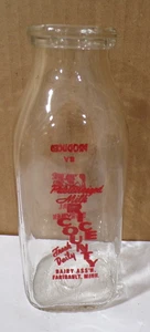 Rice County Dairy ACL SQ pinta metà e metà latte Faribault Minnesota QUESTA FAMIGLIA? - Foto 1 di 6