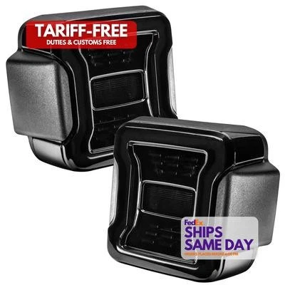 Oracle Lighting 5852-504, 2 Pack Black Plastic Fits 18- Jeep Wrangler Jl Led Tai - Imagem 1 de 4