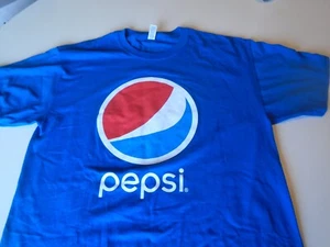 T-shirt maglietta uomo Pepsi Cola taglia L blu maglia dri power - Foto 1 di 5