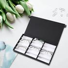 Glasses Display Box Stackable Sunglass Organizer for Tabletop Closet Home