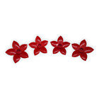 Lego Duplo 4 Blumen Rot Baustein 6510 52639 Ersatzteil Teile Pflanzen Red Flower