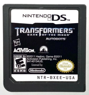 Transformers: Dark of the Moon - Autobots (Nintendo DS, 2011) Cartucho de Jogo Onl - Imagem 1 de 2