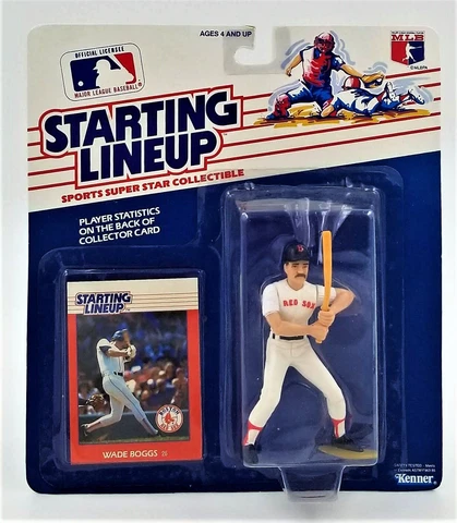 1988 Starting Lineup Wade Boggs Boston Red Sox SLU Kenner Sports Figure WB002 Cover