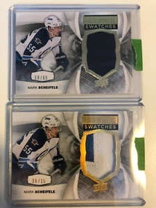 15-16 UD Premier #PS-MS MARK SCHEIFELE LOT(2) Swatches Jersey/65 Patch/15 - Picture 1 of 1