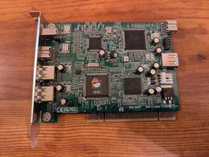 SIIG FireWire 800+ Hi-Speed USB Combo Card Model NN-8US212-S2 With Cables - Photo 1/4