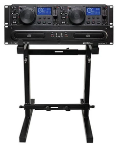 Gemini CDX-2250i DJ Dual Two Deck CD/MP3 Media Player+Adjustable Stand - Picture 1 of 11