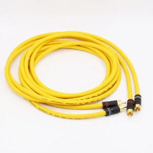 D102MKIII Copper with Silver Plated RCA TO RCA Audio Cable HIFI - Picture 1 of 3