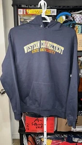 Vintage Western Connecticut State University Champion Hoodie Men’s Size XL - Picture 1 of 5