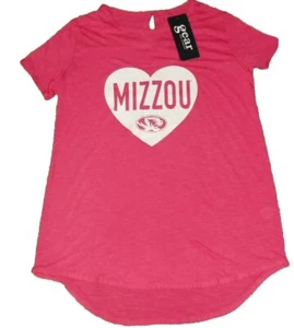 Missouri Tigers Womens Hot Pink T-Shirt Top sz. X-Small New Ncaa College - Picture 1 of 3