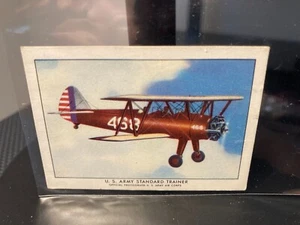 U.S. Army Standard Trainer 11 Airplanes Series 1940-1942 Wings Trading Card T87 - Bild 1 von 2
