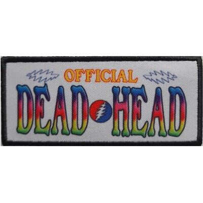 GRATEFUL DEAD Standard Patch: OFFICIAL DEAD HEAD: Licenced Merchandise Fan Gift • 4.80€