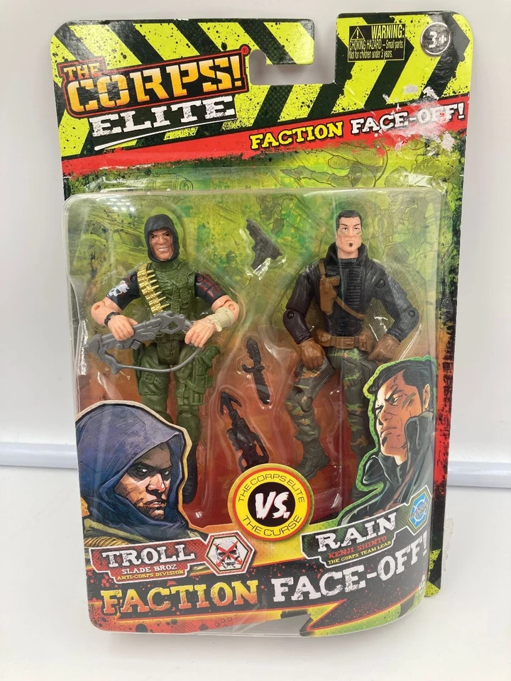 The Corps Faction Face-off Puma & Diesel Figures 2016 Lanard MOC