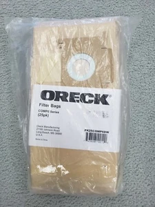 Oreck COMP6 Series Filter Bags (25pk) - Part# PK25COMP6DW - Genuine - Picture 1 of 4