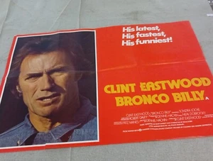 Clint Eastwood Bronco Billy Original Filmposter 39 x 27 Zoll - Bild 1 von 4