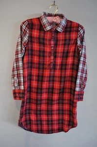Gap Pendleton Nightshirt Top Plaid Long Sleeve Size 10 - Picture 1 of 7