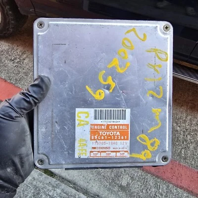 89661-12361 | TOYOTA COROLLA 1990 / GEO PRIZM ECM ECU Foto 1 de 3