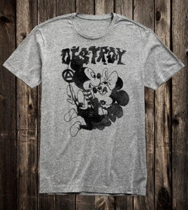 Retro Punk Tee T-Shirt Neuheit Seditionaries Boy London DESTROY Maus - Bild 1 von 7