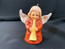 Vintage Goebel Angel Ceramic Bell Figurine W. Germany 1976 - 3" Tall