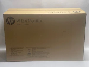 HP VH24 24" Widescreen 1920x1080 IPS LED Backlit Monitor (M1T03AA) - New Sealed - Picture 1 of 6