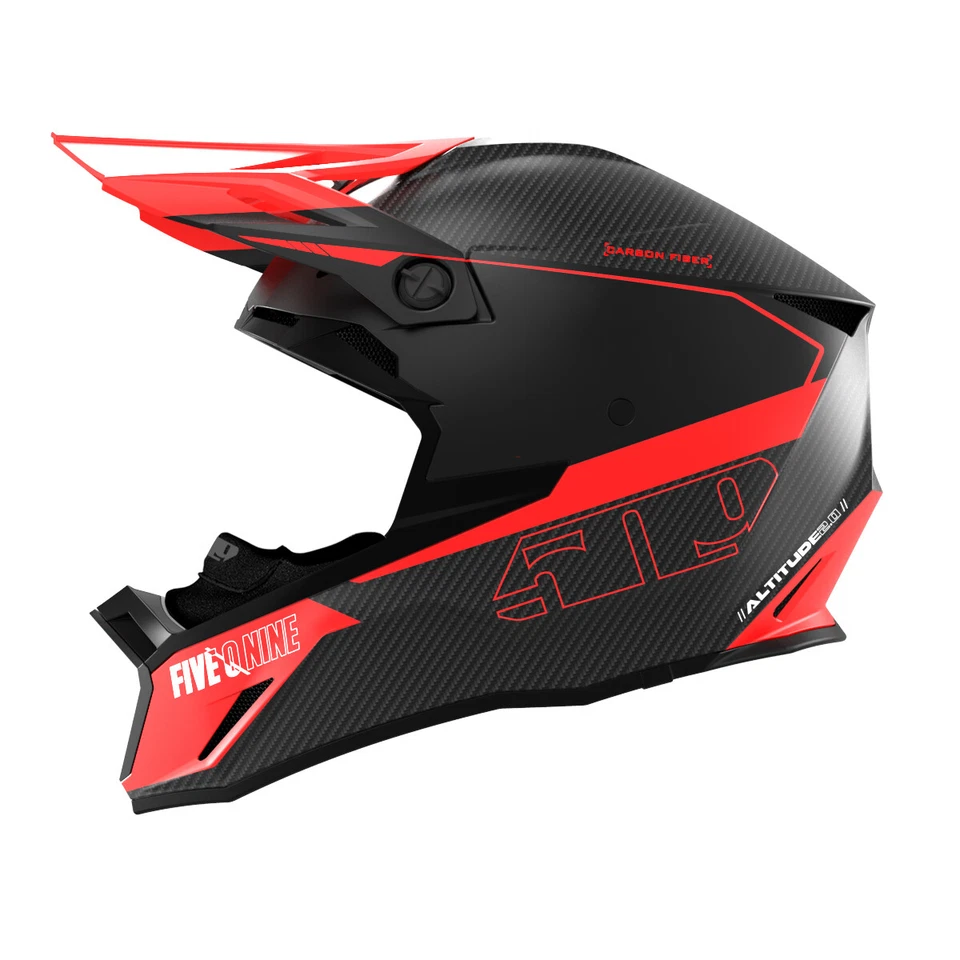 509 Altitude 2.0 Carbon Fiber 3K Hi-Flow Snowmobile Helmet ECE Pick Color & Size - Изображение 1 из 1