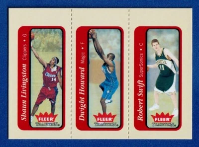DWIGHT HOWARD Shaun Livingston ROBERT SWIFT 2004-05 Fleer Tradition RC #261! - Image 1 of 2