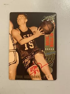 Tarjeta firmada Tom Heinsohn HOF llena de acción JSA envío gratuito - Imagen 1 de 2