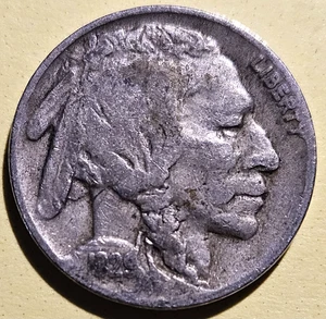 1929-P Indian Head (Buffalo) Nickel - Type 2 - Very Fine (VF) - Bild 1 von 4