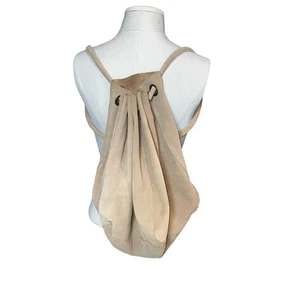 Free People Sundown Wild Cuero Gamuza Eslinga Cordón Cubo Mochila Boho  - Imagen 1 de 13