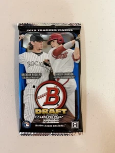 2015 Bowman Draft HOBBY PACK Kyle Tucker , Riley, Aaron Judge +++ AUTOs - Picture 1 of 2