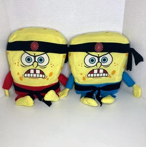 SpongeBob Schwammkopf Nanco Karate 12 Zoll Plüsch 2006 Nickelodeon Kung Fu SpongeBob - Bild 1 von 9