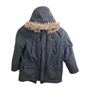 ๐จ Marc New York Men Black Pembroke Faux-Fur Water Resistant Coat Jacket SZ XXL - Picture 1 of 14