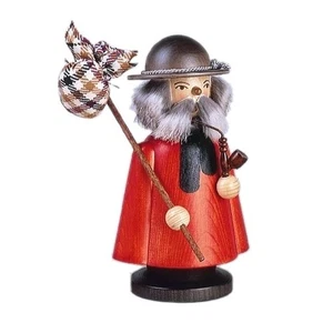 Gahlenz Erzgebirge Räuchermann Wanderbursche teñido (23 cm) NUEVO & EMBALAJE ORIGINAL - Imagen 1 de 1