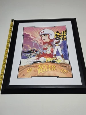 Litografía enmarcada “Go Speed Racer Go” firmada por Peter Fernández y Corinne Orr. Foto 1 de 4