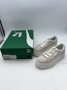 Puma Mayze Stack Classic Trainers Womens Oatmeal & Cream Size UK 5.5 EU 38.5 - Picture 1 of 7
