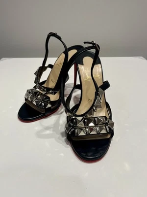 Christian Louboutin Galerietta Studded Pump Heels Size 35.5/US 5 - Image 1 of 4