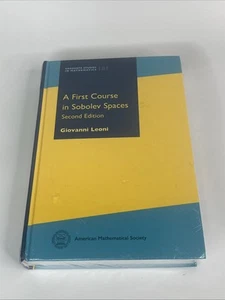A First Course in Sobolev Spaces by Giovanni Leoni Second Edition Math BRAND NEW - Picture 1 of 4