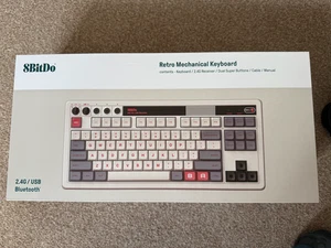 8Bitdo Retro Mechanical Keyboard Bluetooth SNES Edition - Picture 1 of 2