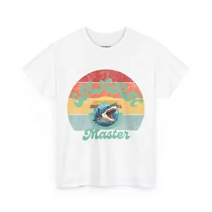 Shark Master Retro T-Shirt: Bold Vintage Design with Retro Colors - Picture 1 of 23